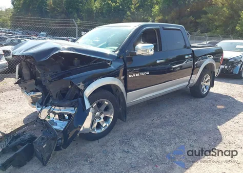 2012 Ram 1500 Laramie из США, поврежденный, VIN 1C6RD7NT6CS255128